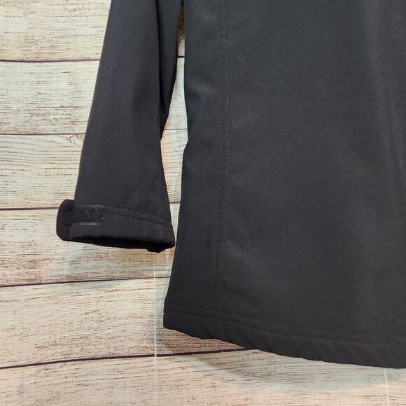 CB Cutter Buck Sport Jacket Women's Size M 10-12 Black Pink Heavyweight Hoodie - Picture 14 of 16